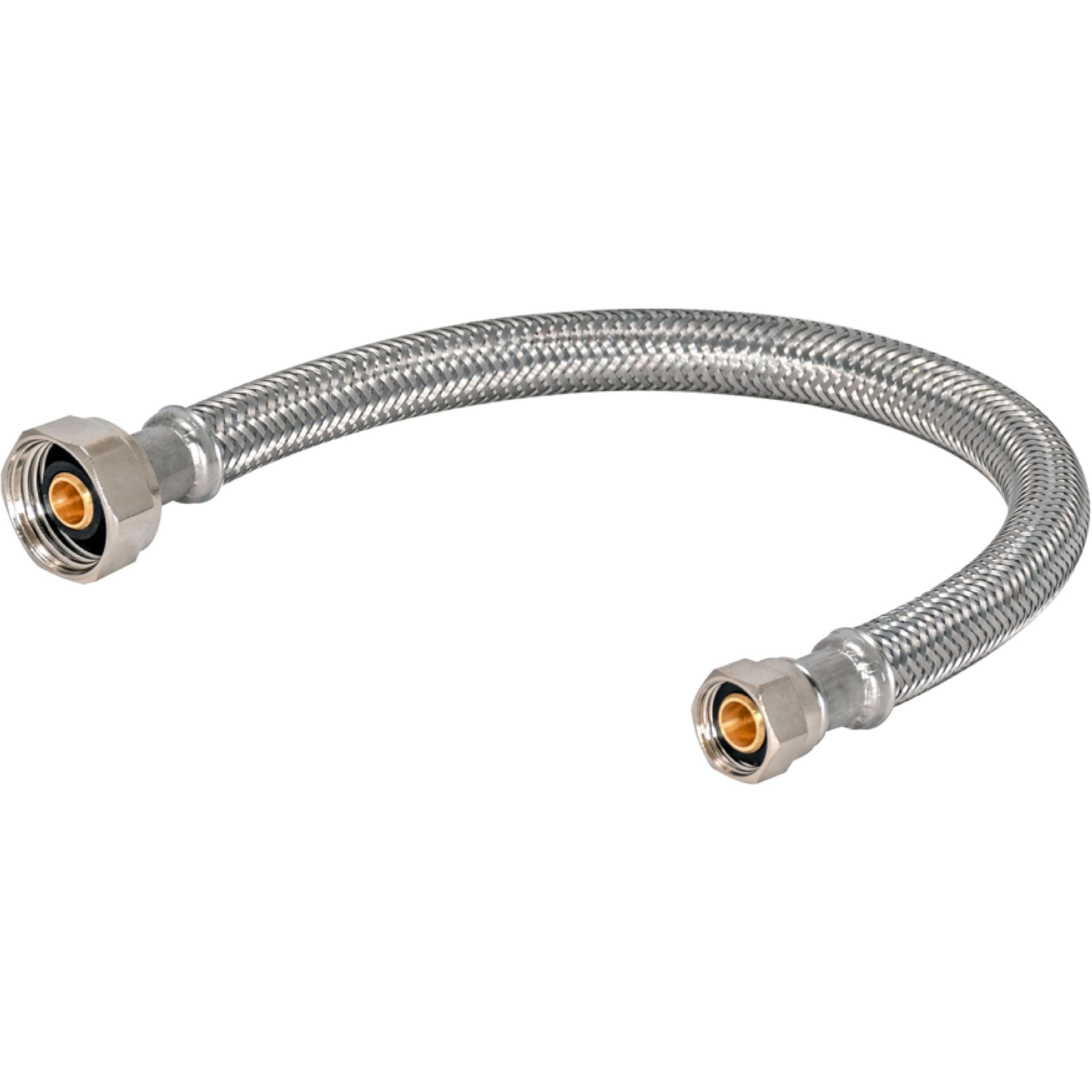 Eastman 48003 Braided Stainless Steel Faucet Connector, 3/8 inch